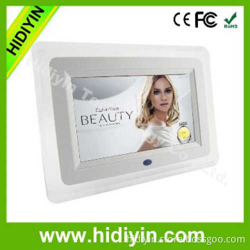 7 inch 16:9 digital frame for video